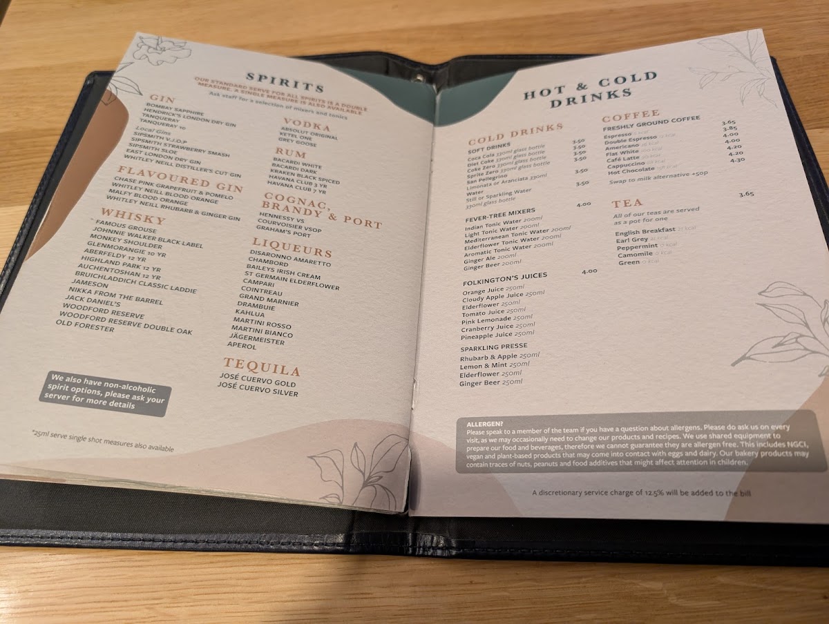 Juniper & Co Bar and Kitchen Menu - Image 2