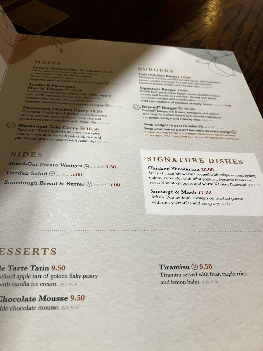 Juniper & Co Bar and Kitchen Menu - Image 3